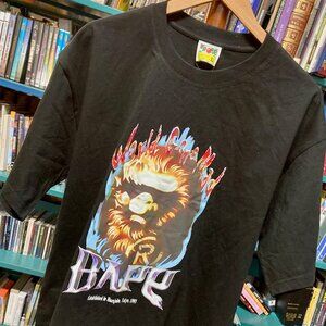 A Bathing Ape, BAPE, - World Gone Mad Tshirt-NEW, Black - XL !!!!